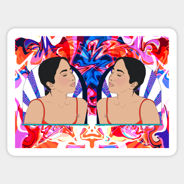 LSD Sticker by Ella Byworth 